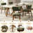 32.1" H Upholstered Solid Wood Dining Chair Side Chair-979962844