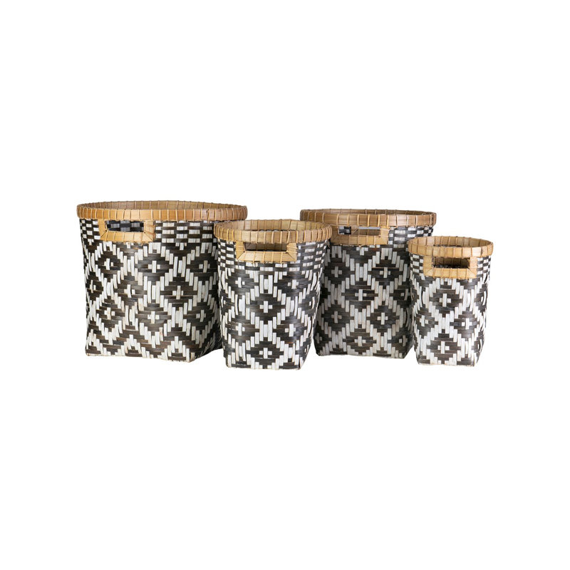Bungalow Rose Bamboo Basket
