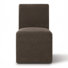 Chaises d'appoint de salle à manger avec sièges rembourrés Modern Linen