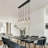 Hooman 5 - Light Dimmable Kitchen Island Modern Linear Chandelier
