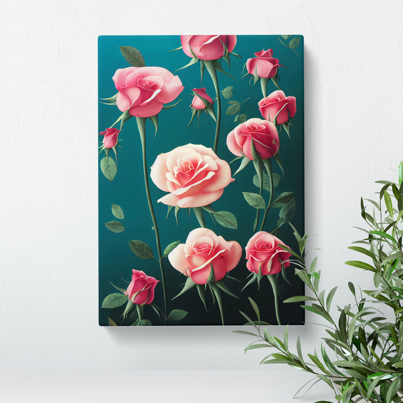 XC1022-4576X The Marvellous Flowers - Wrapped Canvas Print, 50cm H x 35cm W x 3cm D