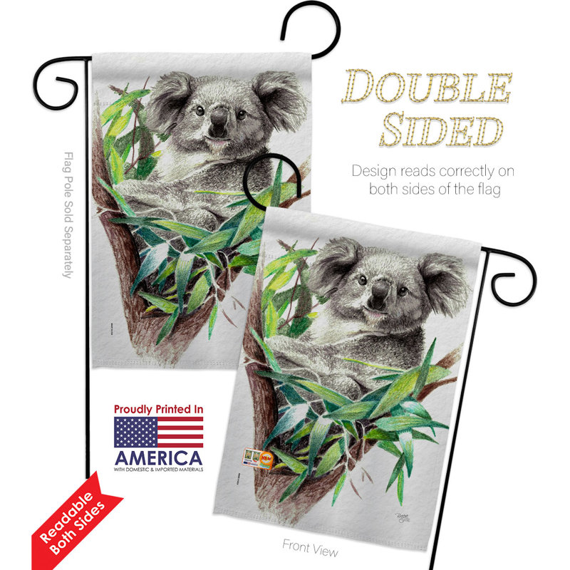 Bannière de jardin Koala 13 x 18,5 pouces