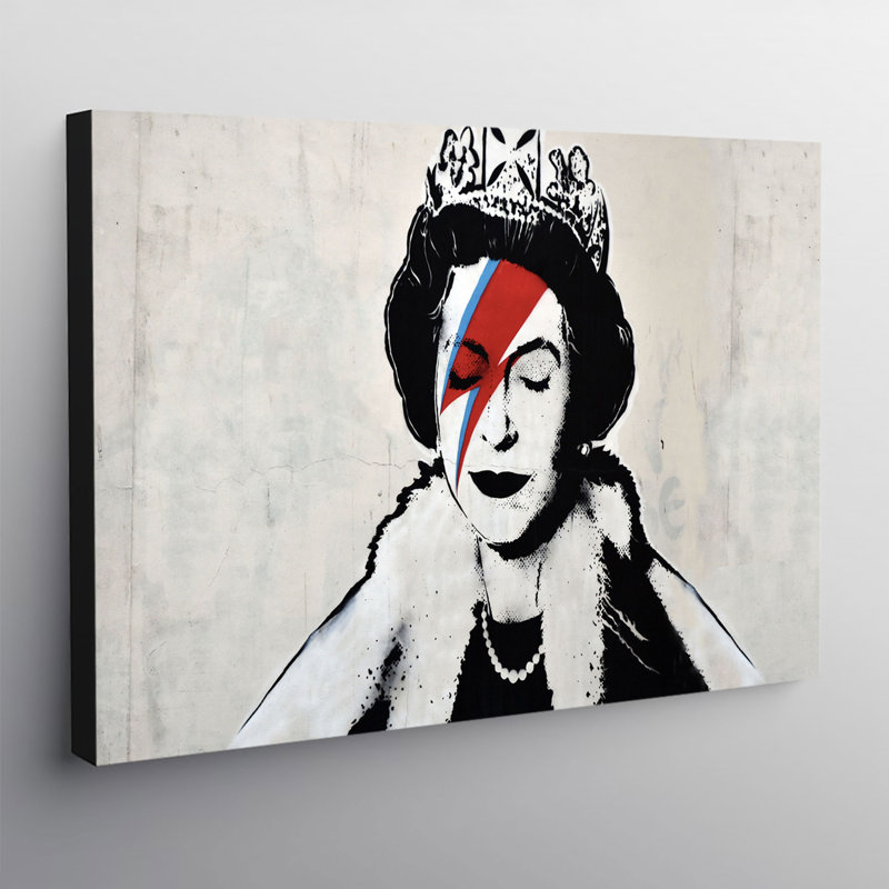 Ziggy Queen - Wrapped Canvas Print, 41cm H x 61cm W x 4cm D