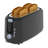 4 Slice Toaster,Extra Wide Slots,6 Shade Settings,Bagel/Defrost/Reheat,Removable Crumb Tray,Auto Shut-Off,Black-125431344