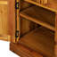 Armoire 39,4 x 18 x 83 po / brun Credenzas