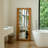 62.99"French-style vintage solid wood silver mirror dressing mirror