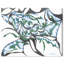 Manuel Roman - Swirling Ferns Canvas Abstract Print by Oliver Gal, Black Frame, 20 x 16-12487414-256428797