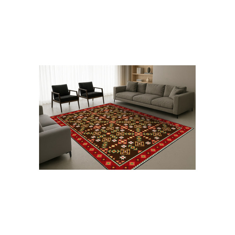 Tapis tissé crème Mosso, 3'3" x 4'11"