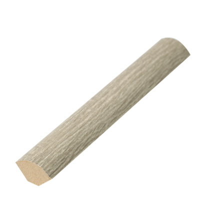 Engineered Wood 0.75'' W x 94.5'' L Quarter Round in Gray