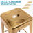 Stackable Metal Bar Stools Set of 2, Counter Height Bar Stools 24 Inches Industrial Bar Chairs Patio Stool, Backless Stool Indoor Outdoor Classroom Kitchen Stools Bar Chairs-18608717