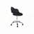 Office Chair,Adjustable Height,Swivel,Ergonomic,Armrests,Computer Desk,Work,Black Leather Look,Chrome Metal,Contemporary,