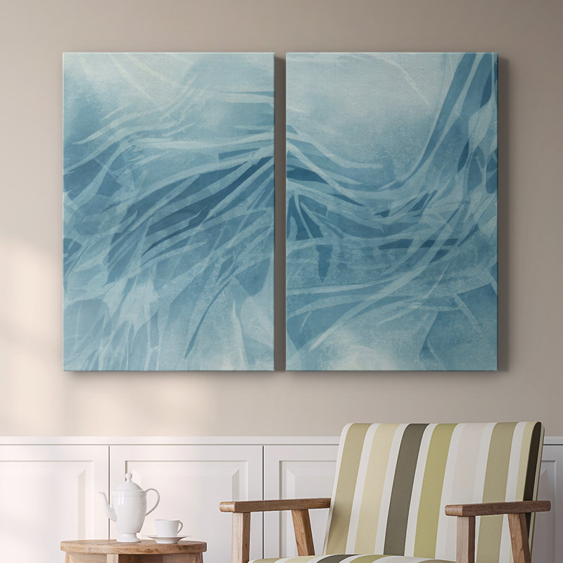 Marine Reflections I - Toile tendue avec châssis de qualité supérieure - Prêt à accrocher, H 27 po x l 36 po