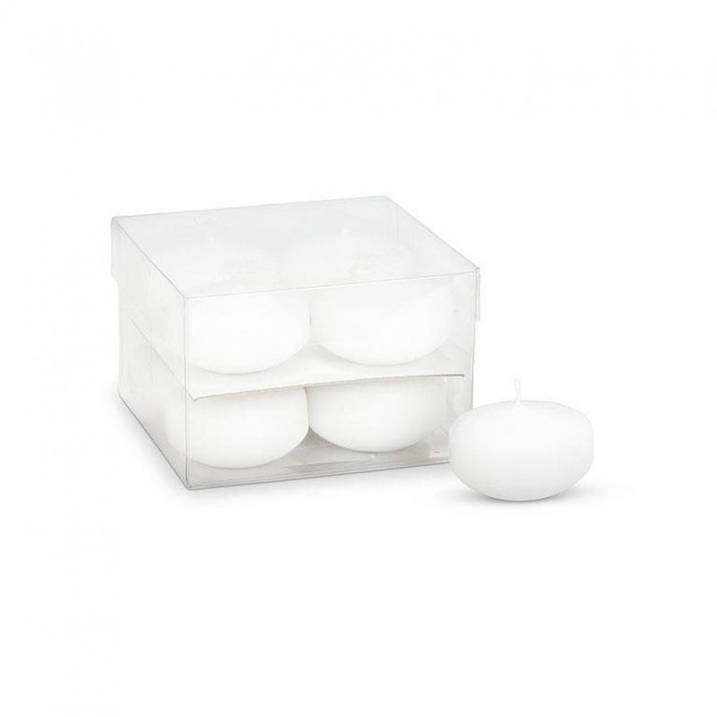 Unscented Floating Candle, 1" H x 2" W x 2" D