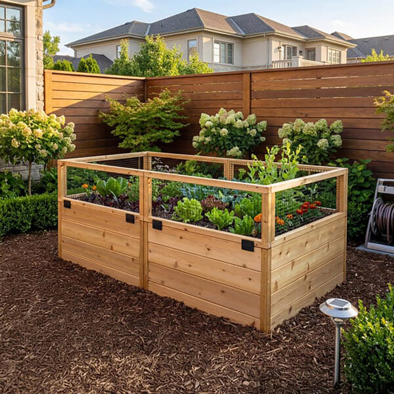 6 ft. W x 3 ft. D Cedar Garden in a Box