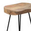 Élégant tabouret de bar de 30 pouces avec siège de selle et base en métal durable, parfait pour les intérieurs modernes et industriels.