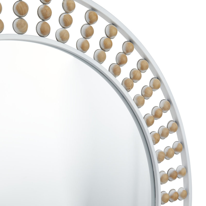 Arthell Mandy Wall Mirror, White