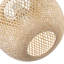 28cm H Round Pendant Shade ( Screw On ) in Brown