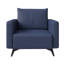 Fauteuil d'appoint en cuir Lapathos-480873137