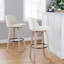 Tabouret de comptoir pivotant 24,25 po Lakyia-90148243