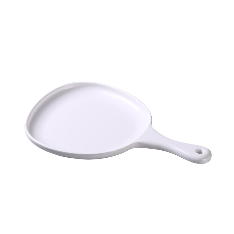 Poêle à frire en mélamine Moderne, Blanc, 8"