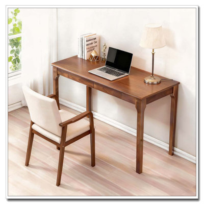 Bureau en bois massif avec tiroirs