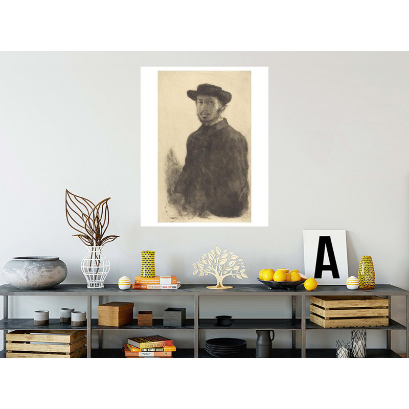 Autoportrait (Edgar Degas par lui-même) par Edgar Degas - Estampe numérique, H 40 po x l 32 po