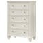 Fraser 5-drawer Bedroom Chest Cream White-2071566431