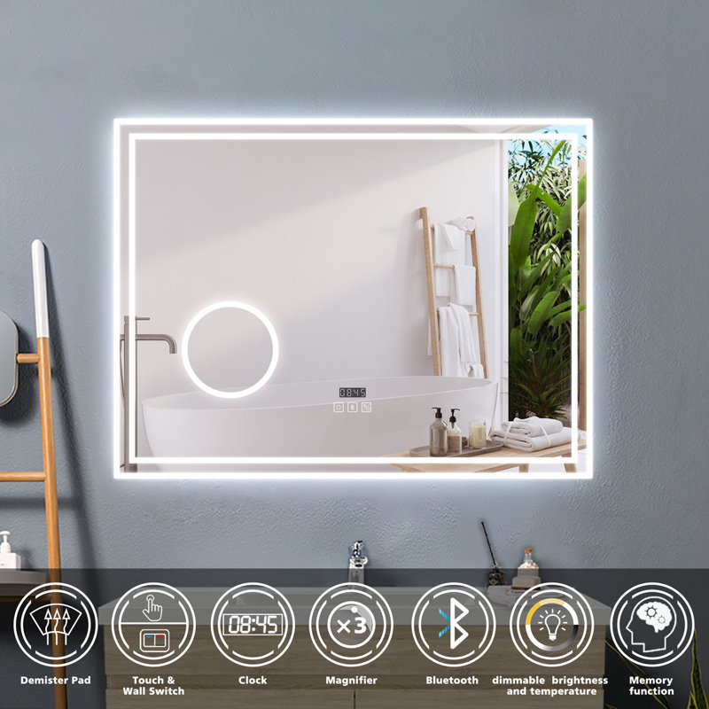 Cliett Rectangle Mirror, 60cm x 80cm