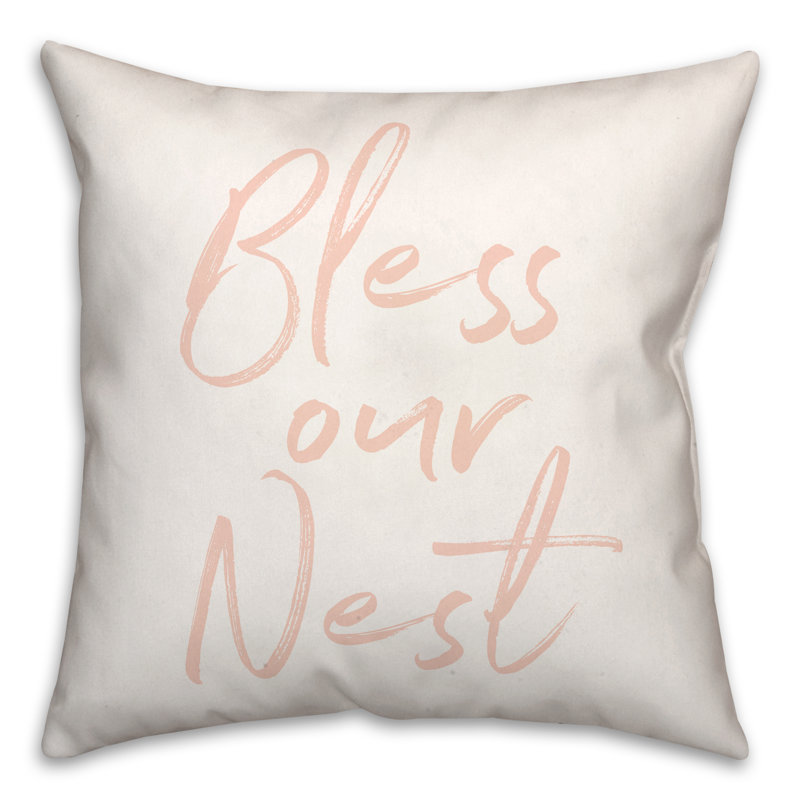 Coussin Bless Our Nest