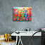 «Color Squad - The Chorus Line» par RomantzArt, art mural sur toile, 54 po x 40 po-779627421