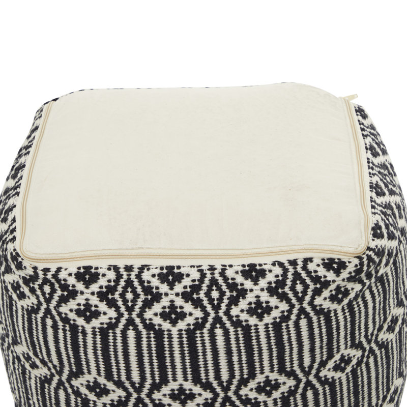 Repose-pieds Insley Cole, Polyester noir