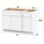 Base de meuble-lavabo simple 51 po seulement-96922988