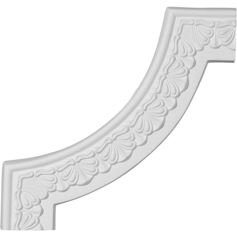 Moulure d'angle à panneau en feuilles de l 10 7/8 po x H 10 7/8 po