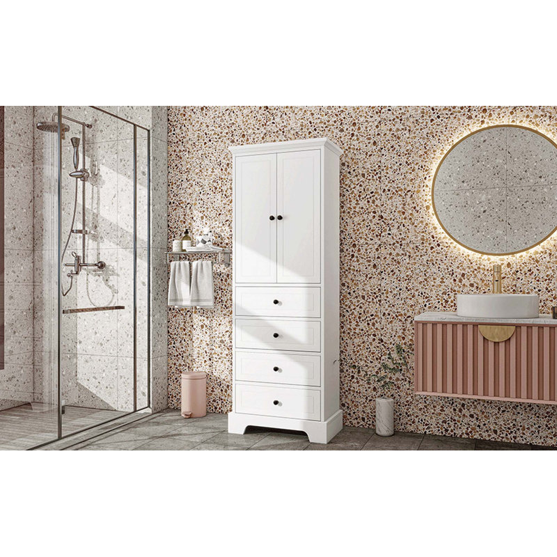 Armoire à linge Ventina, Noir