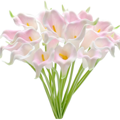 20 pièces de fleurs de lis Calla artificielles