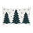 Pine Grove Plaid Embroidered Cotton Reversible Throw Pillow