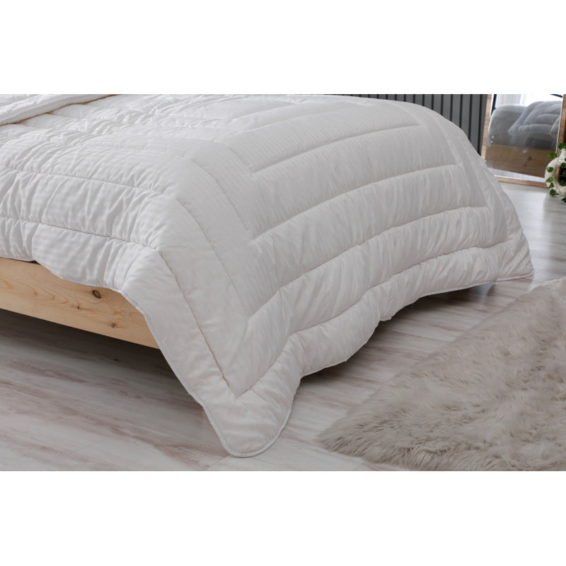 Édredon en satin de coton et laine, Édredon grand