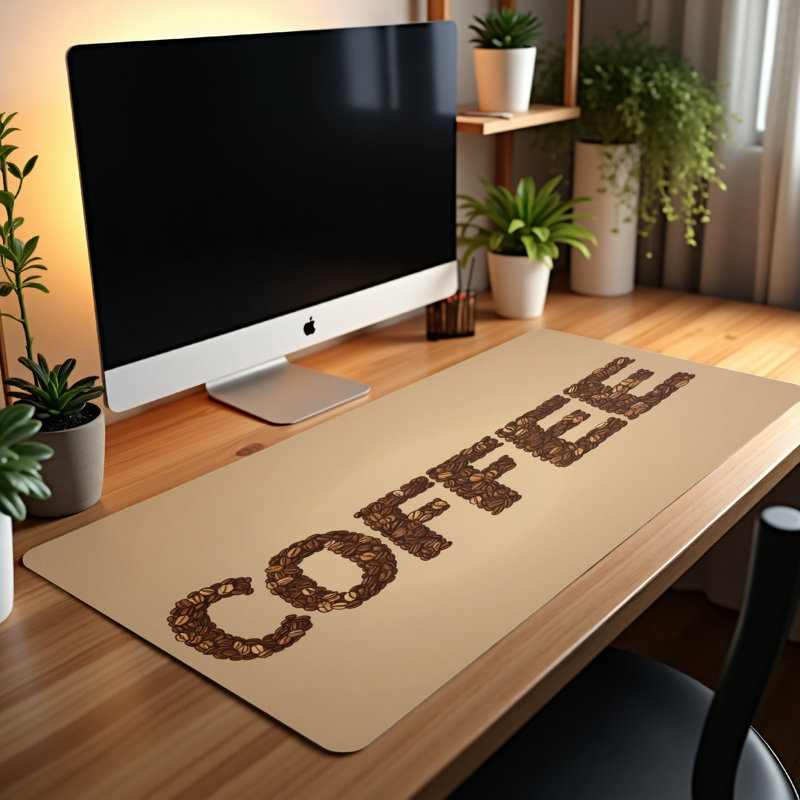 Polyester Desk Pad, 31.5x15.5