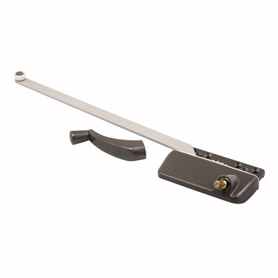 Pédalier à manivelle pour fenêtre en bois ou en vinyle Prime-Line Bras, bronze (paquet simple)