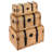 Appel 3 Piece Wooden Decorative Trunk Set