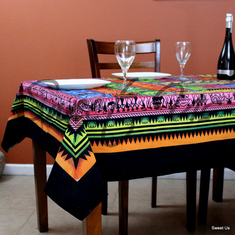 Nappe 100% coton Floral
