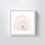"Boho Rainbow VIII" par Courtney Prahl, reproduction sur toile dans un cadre flottant-292988829-292988824