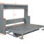 Grand lit gris avec charnières de bureau hydrauliques, peu encombrant, construction, fonction de rangement pour matelas, système de pliage de sélection de 10 pouces, petites maisons, structure de 600 lb, fonction, convenable-129632292-129632295