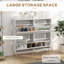 16 Pair Flip Down Shoe Storage
