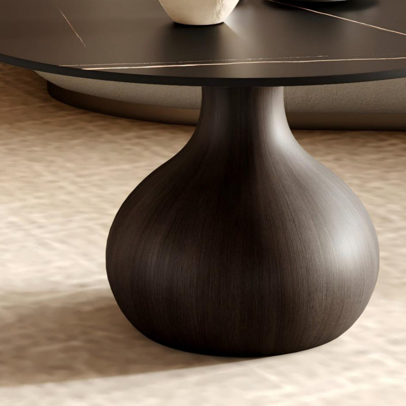 Table basse Gorman, 18.23" H x 39.37" L x 39.37" W, Luxe Black