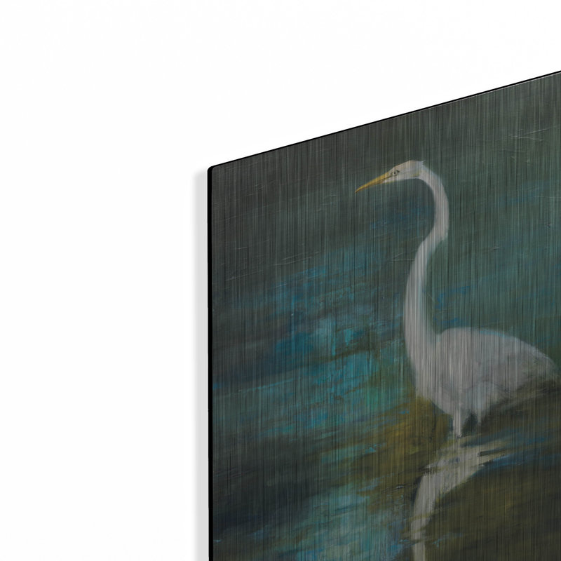 Highland Dunes «Reflections» par Julia Purinton, art mural en métal, H 16 po x l 12 po