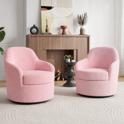 Fauteuil demi-tonneau pivotant Teddy