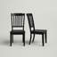 Fortville Solid Wood Windsor Back Dining Chair-126129266