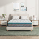 Serweet Hybrid Mattress – 7-Zone Pocket Innerspring & Pillow Top, Bamboo Charcoal Memory Foam, Medium Firm Comfort