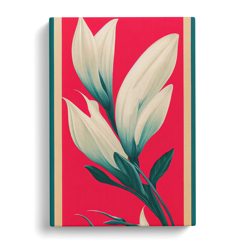 A Wonderful Flower - Wrapped Canvas Print, 60cm H x 40cm W x 3cm D